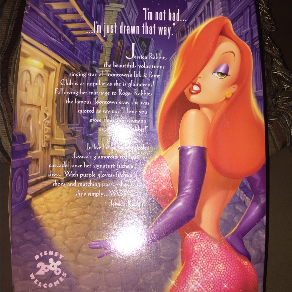 Who framed Roger Rabbit Jessica Rabbit Doll - Picture 4 of 6